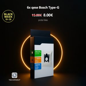 6x qese  Bezi – Type G (Kompatibile me Bosch / Siemens / Profilo / Kärcher)