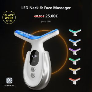 Pajisje Bukurie për Fytyrë & Qafë me LED – 7 Programe